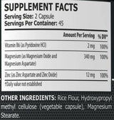 ZMA | Zinc & Magnesium - 90 капсули - Feel You