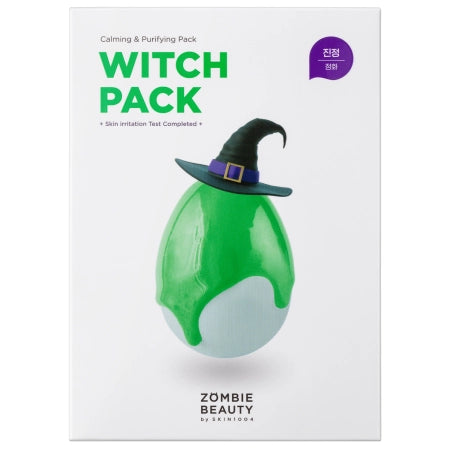 ZOMBIE BEAUTY by SKIN1004 - Witch Pack - Deep Cleansing Mask with Green Tea - 8 pcs. x 15g - Feel You
