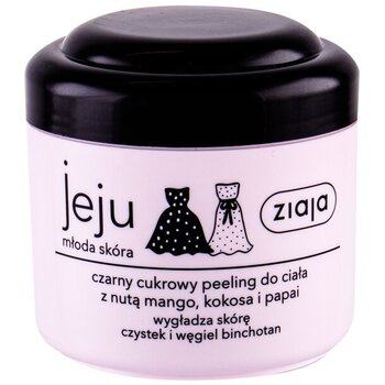 Ziaja - Jeju Black Sugar Body Scrub (mango, coconut, papaya) - Body scrub - 200ml - Feel You
