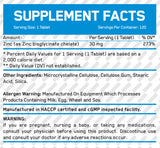 Zinc Bisglycinate 30 mg / 120 Tabs - Feel You