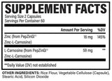 Zinc Carnosine 16 mg - 120 капсули - Feel You