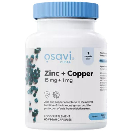 Zinc + Copper | L-OptiZinc® - 60 капсули - Feel You