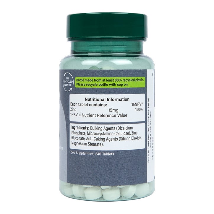 Zinc Gluconate 15 mg / High Strength - 240 Таблетки - Feel You