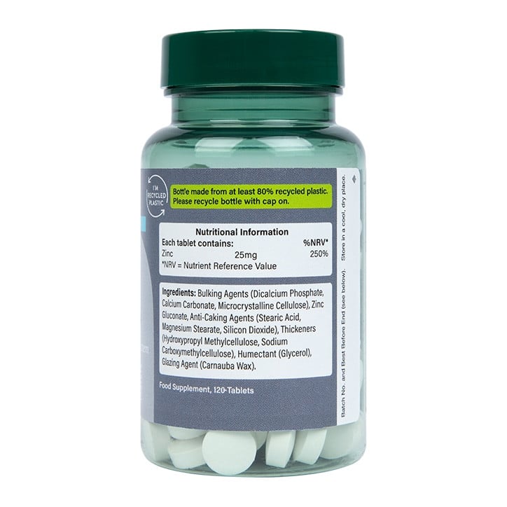 Цинк Zinc Gluconate 25mg 120 таблетки, H&B - Feel You