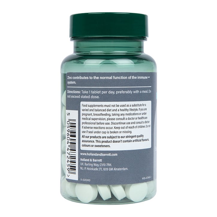Цинк Zinc Gluconate 25mg 120 таблетки, H&B - Feel You