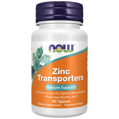 Zinc Transporters | Matrix with Zinc Gluconate, L-OptiZinc®, Picolinate, Bisglycinate Albion™ - 90 Таблетки - Feel You