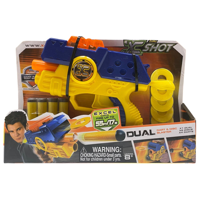 Zuru, X-Shot Excel Dual, Toy Gun, For Boys, 8+ years - Feel You