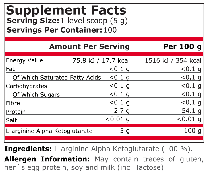 AAKG POWDER - 500 Г