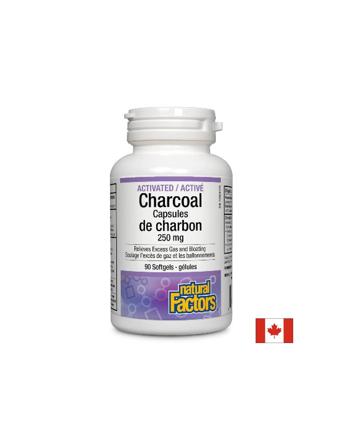 Activated Charcoal - 90 Гел капсули - Feel You