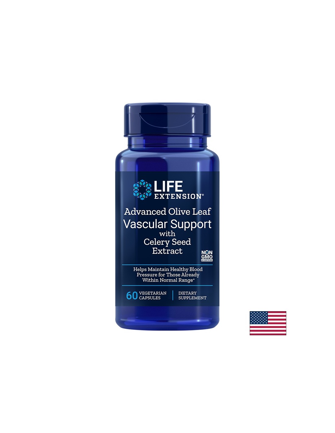 Advanced Olive Leaf with Celery Seed Extract/ В подкрепа на сърдечно-съдовата система х 60 капсули
