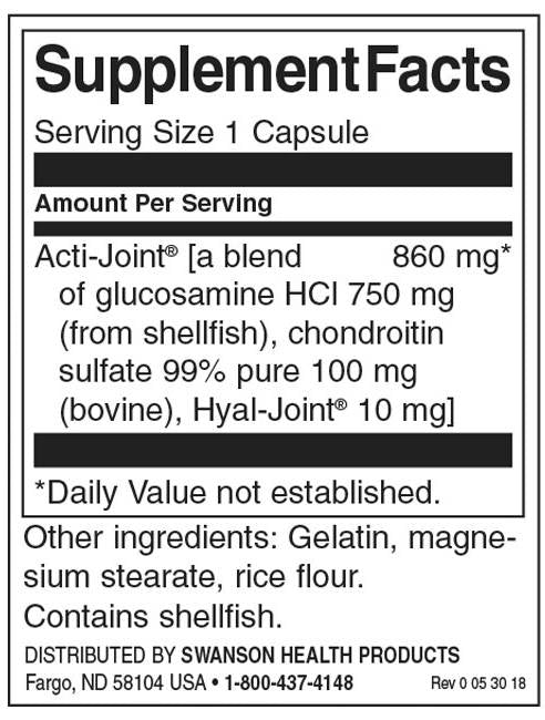 Acti-Joint 860 mg 60 капсули - Feel You