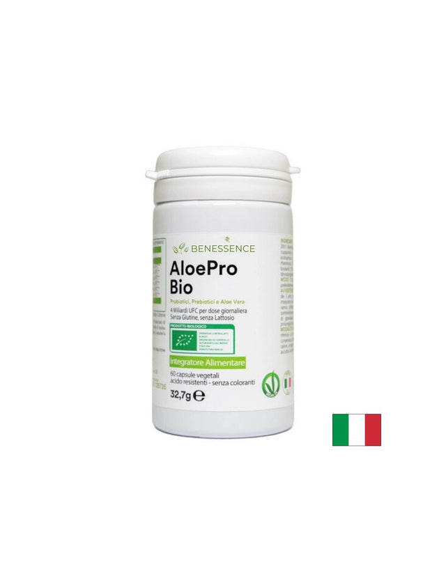 Aloe Pro Алое вера + пробиотици и пребиотици – за добро храносмилане, баланс и имунна защита, 60 капсули - Feel You