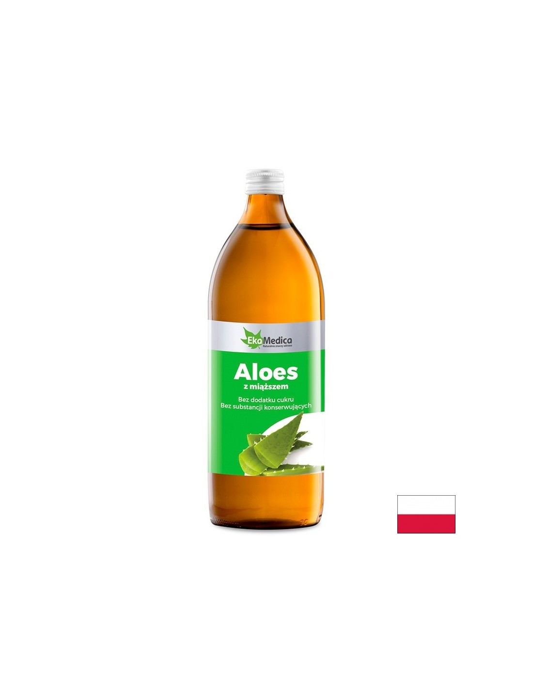 Алое вера сок с парченца алое, 1 L EkaMedica - Feel You