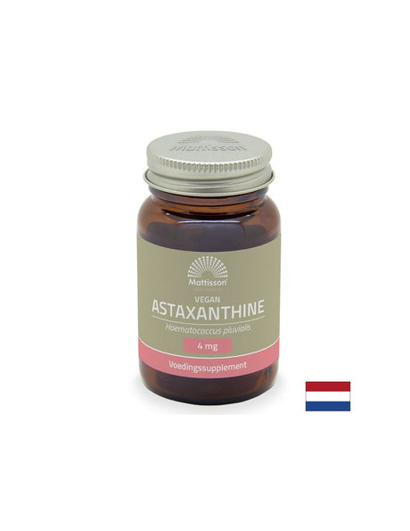 Антиоксидант - Астаксантин (от водорасли), 60 капсули Mattisson Healthstyle - Feel You