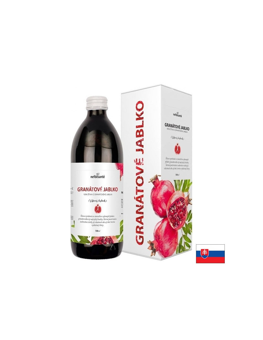 Сок от нар – антиоксидант и тоник за енергия, 500 ml, 10 дози