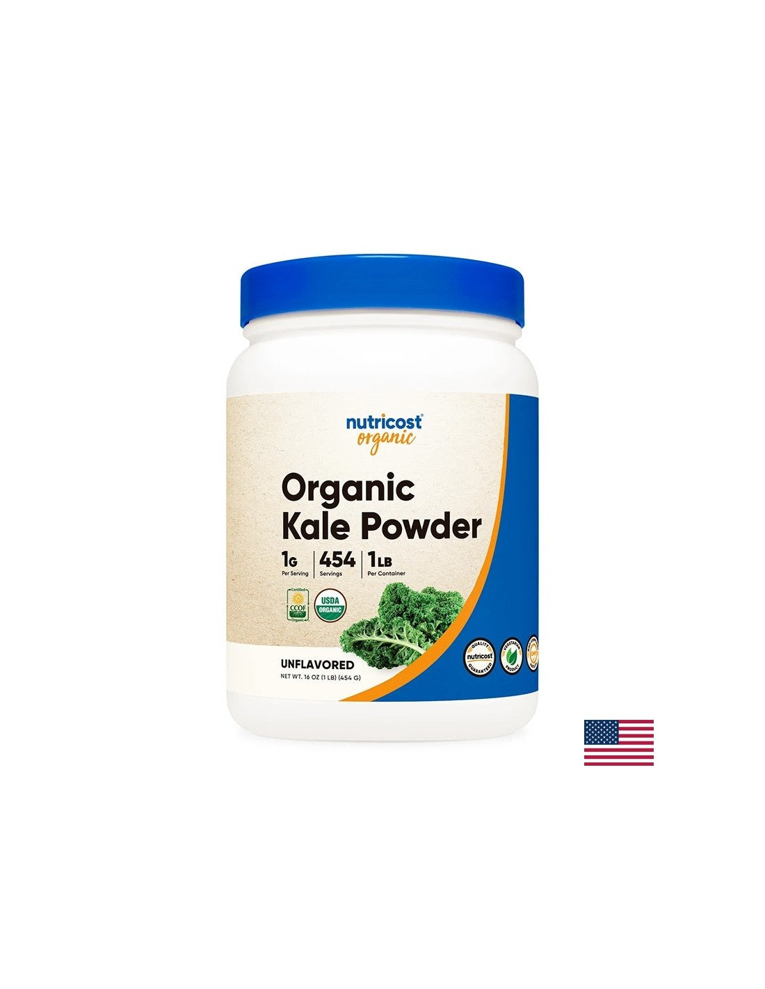 Антиоксидант - Кейл organic, 454 g прах Nutricost - Feel You