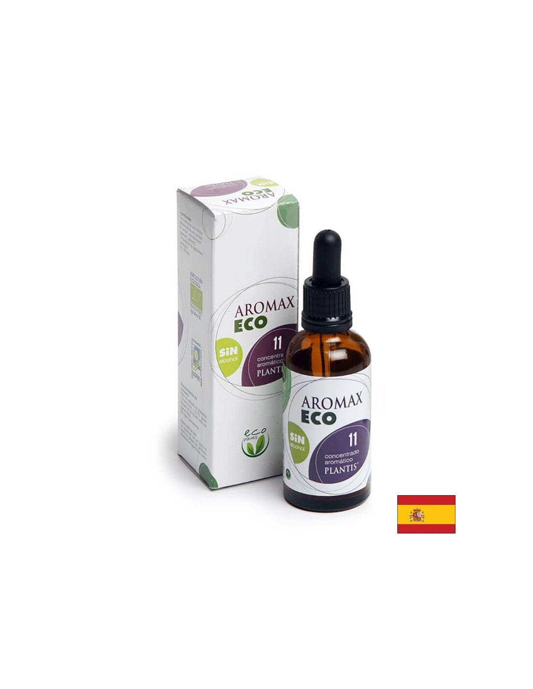 Билкова тинктура за нервната система - Aromax Eco 11 Plantis®, без алкохол, 50 ml - Feel You