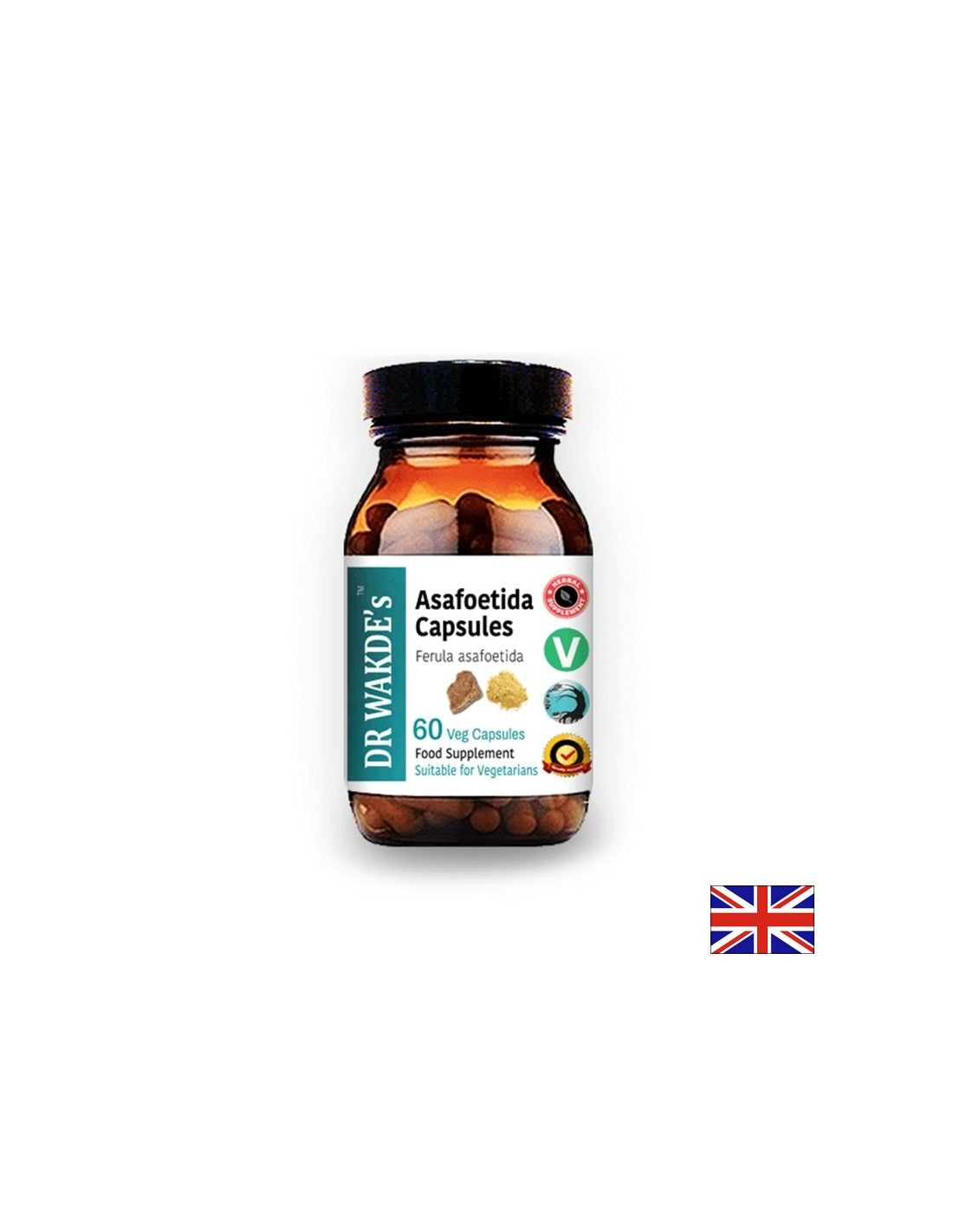 Asafoetida - Асафетида Аюрведа, 60 капсули DR WAKDE’s - Feel You