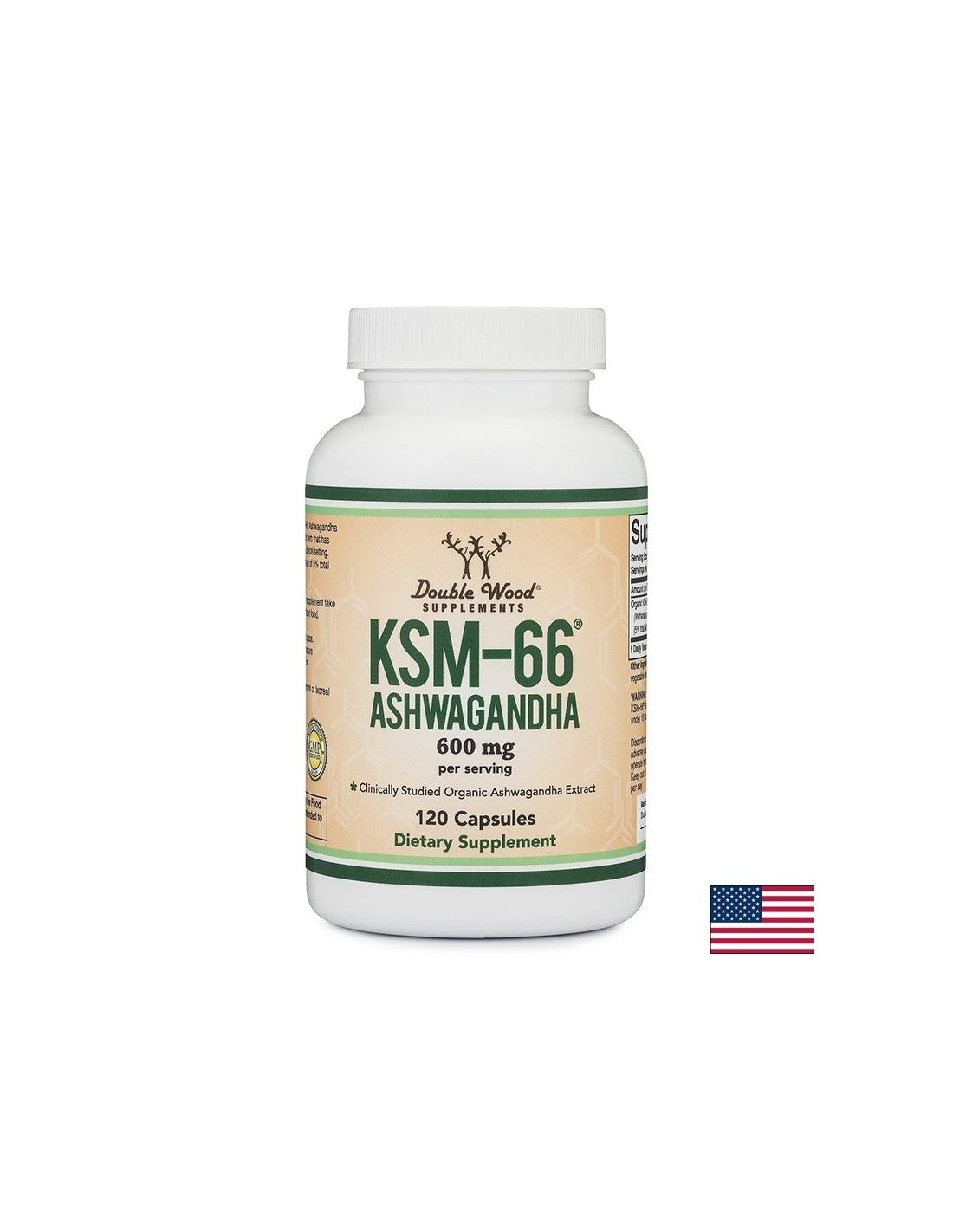 Ашваганда KSM-66® 600 mg – Спокойствие и добър сън, 120 капсули