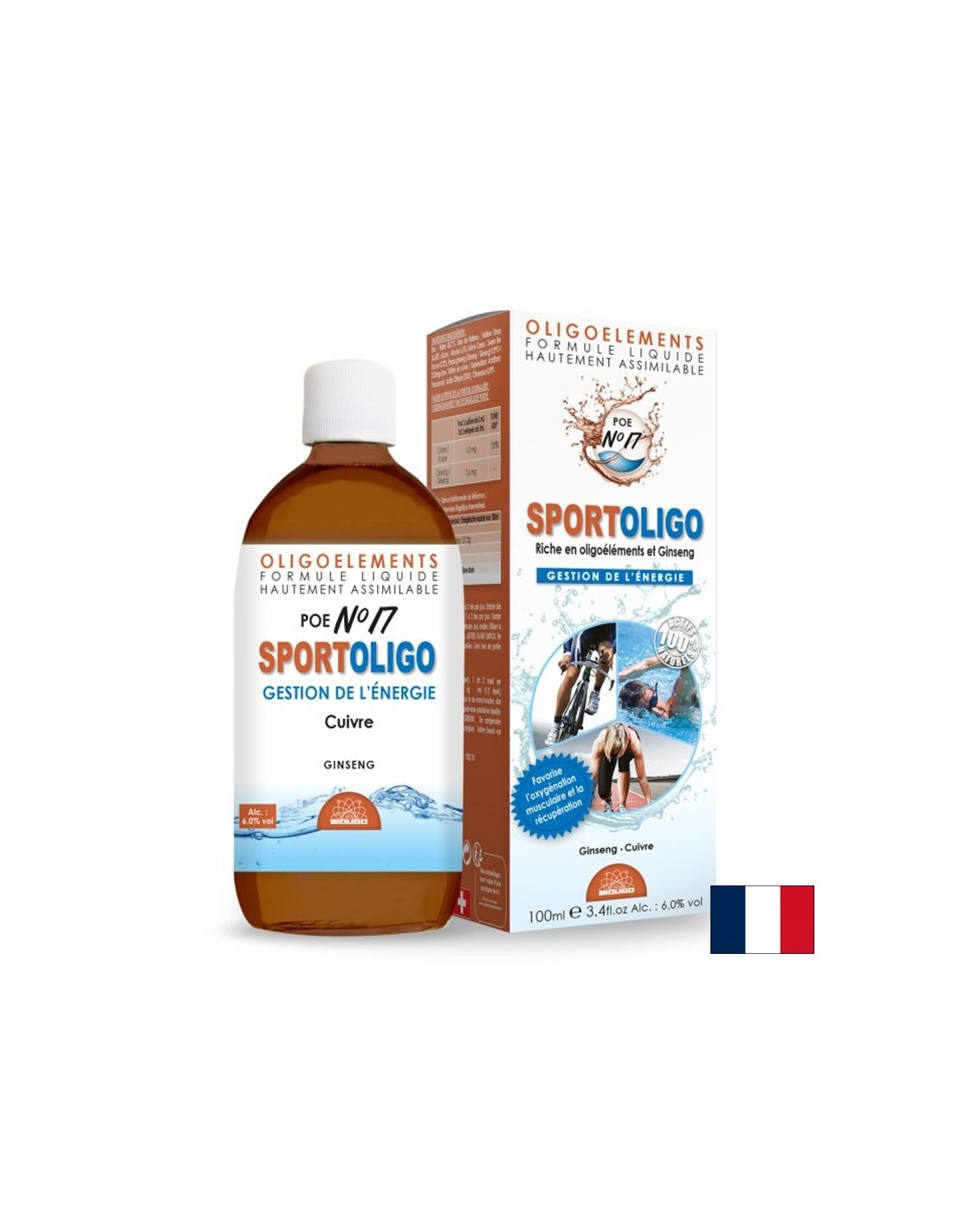 Asian Ginseng + Honey - Sportoligo POE N°17, 100 ml