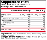 Beta-Alanine Powder - 500 Г