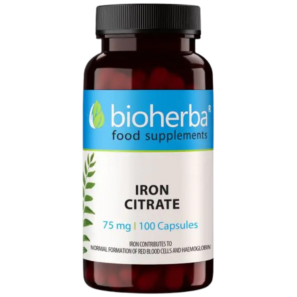 Iron Citrate 25 mg - 100 капсули