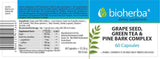 Grape Seed,Green Tea and Pine Bark Complex - 60 капсули