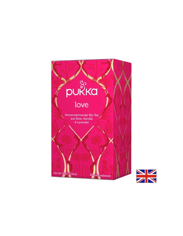 Билков Био чай Pukka love, 20 филтърни пакетчета - Feel You