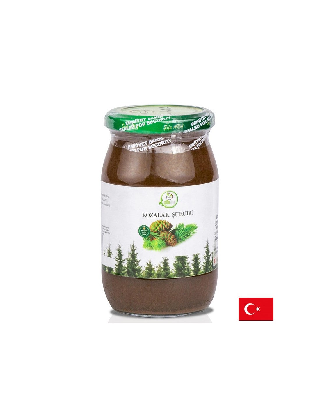 Herbal pine cone syrup - for colds and flu, 370 g
