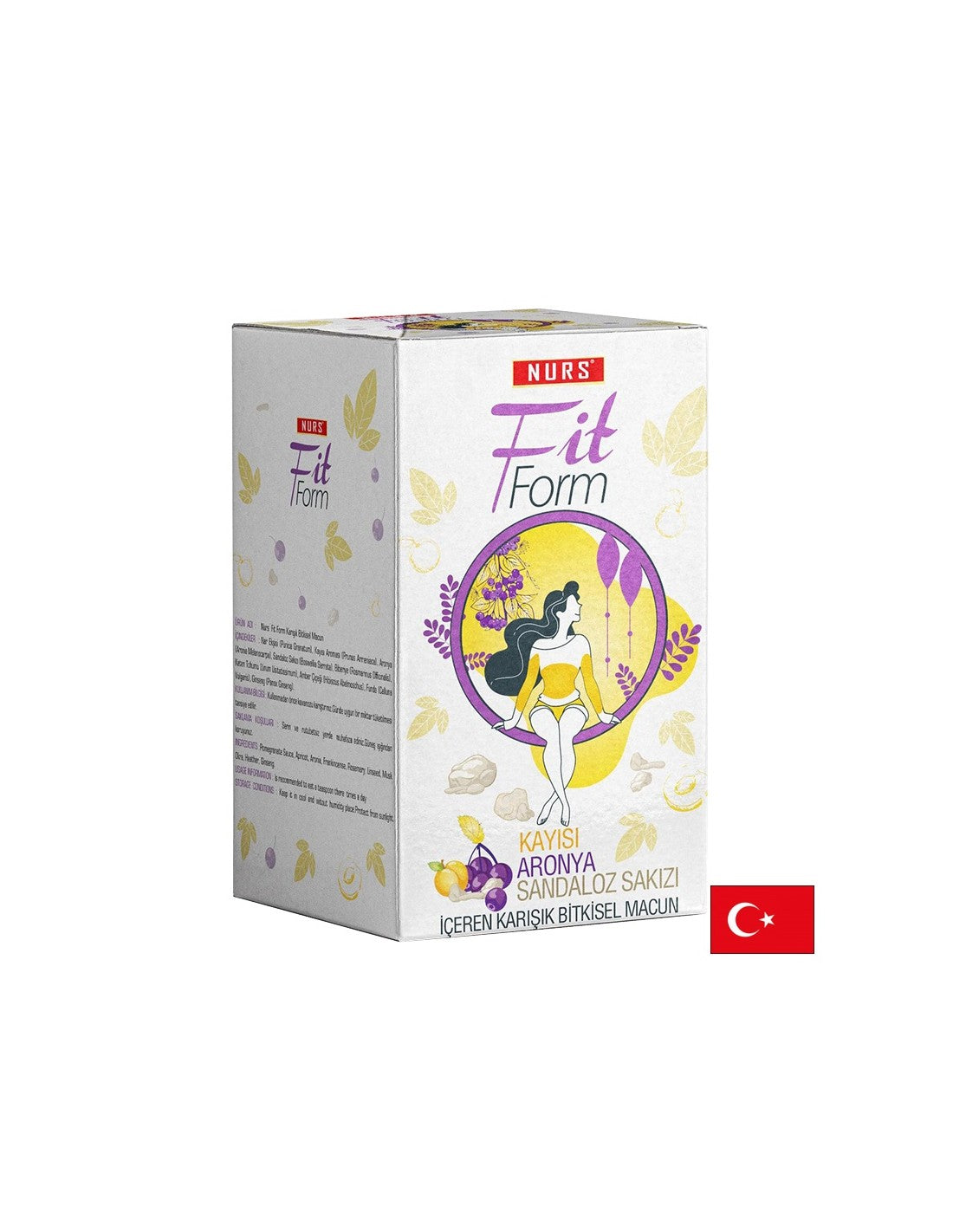 Herbal slimming paste with apricot, aronia and boswellia, 400 g