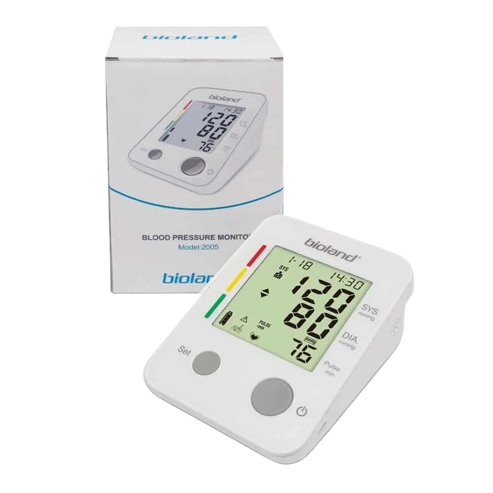 Bioland, Bioland, Digital, Blood Pressure Monitors, Upper Arm, Automatic, Oscillometric, Battery, Unisex
