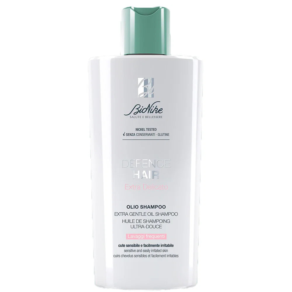 BioNike, Defense Hair Extra Delicate, Hair Shampoo, Hydrating & Soothing, 200 ml