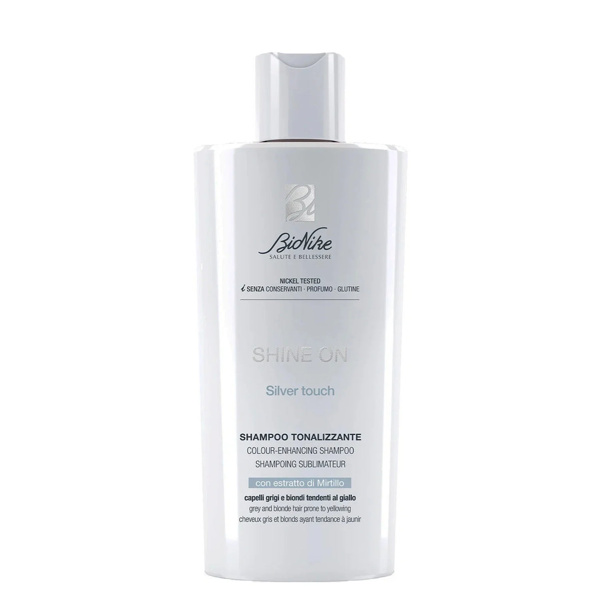 BioNike, Shine On Silver Touch, Hair Shampoo, Toning & Neutralising, 200 ml
