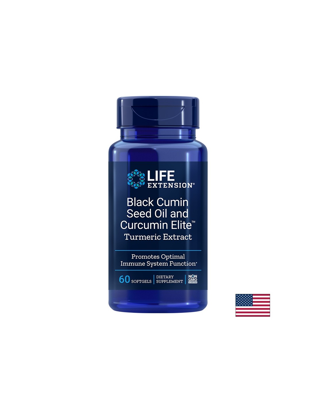 Black Cumin Seed Oil and Curcumin Elite™/ Черен кимион масло + Куркумин х 60 софтгел капсули