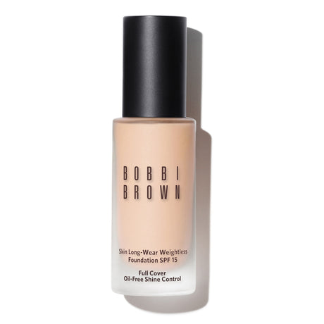 Bobbi Brown, Skin Long-Wear Weightless, Водоустойчив, Matte & Covering, Течна основа, N-010, Неутрален порцелан, SPF 15, 30 мл