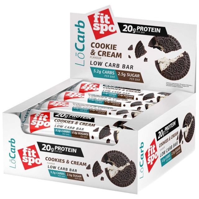 LoCarb Protein Bars | Keto Friendly Бисквити с Крем - 12 x 60 грама - Nutra Best Bulgaria