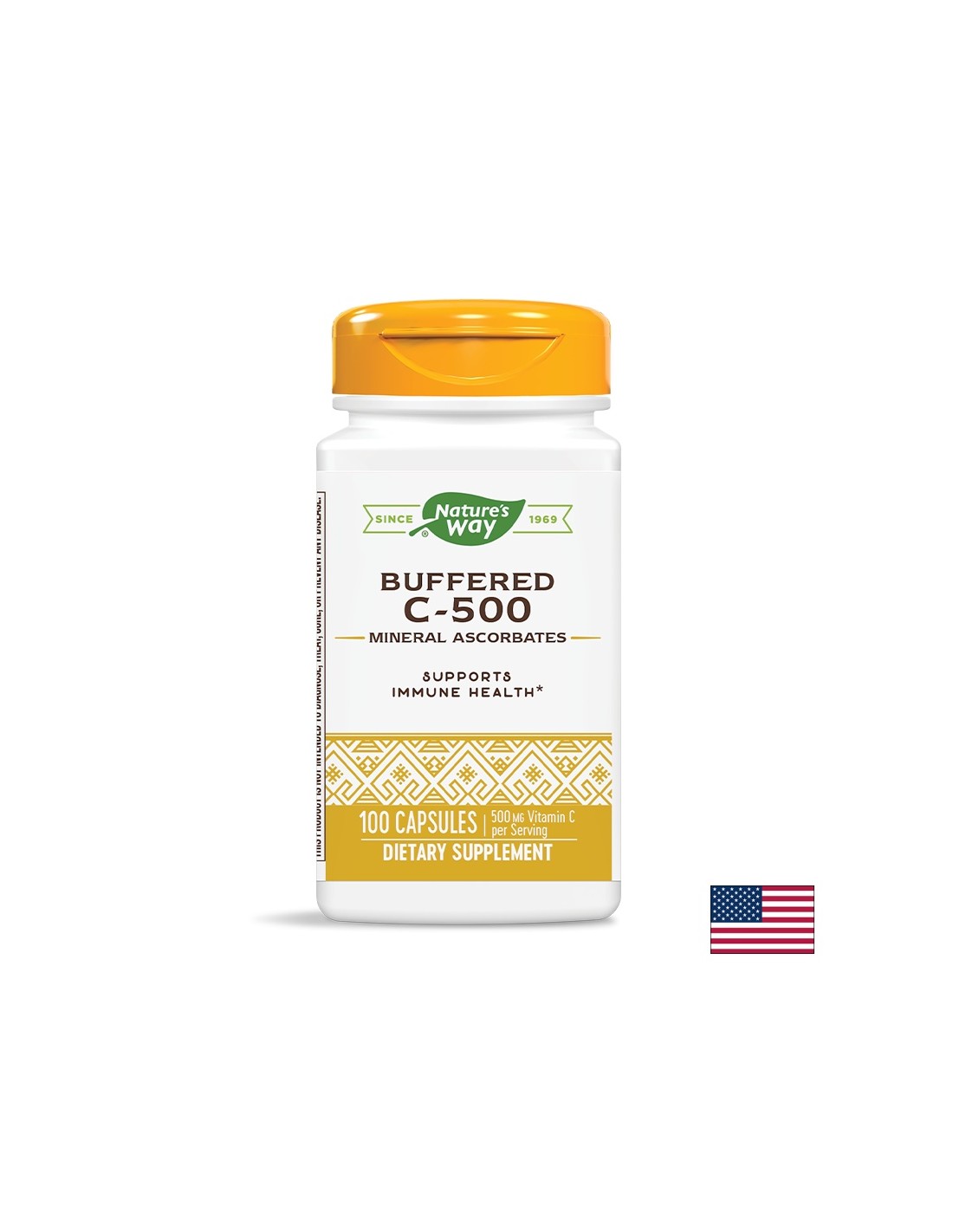 Buffered Vitamin C 500 mg - 100 капсули - Feel You