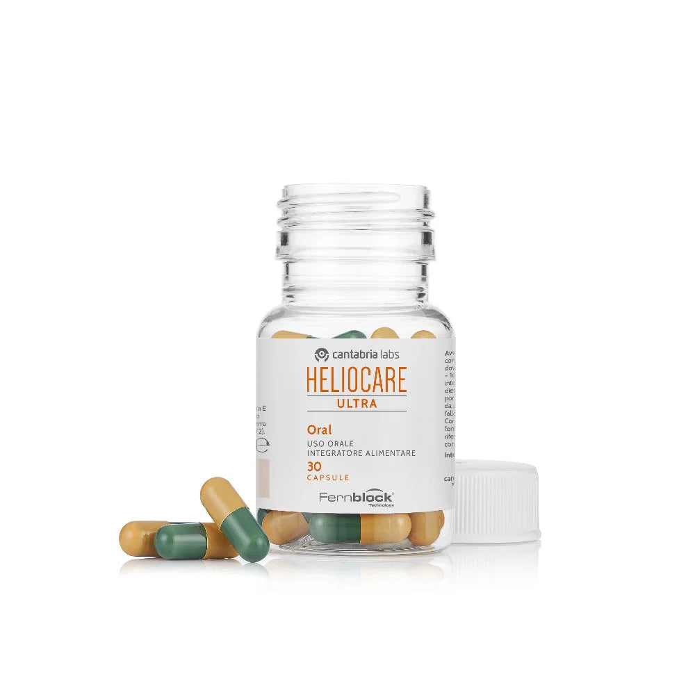 Cantabria Labs, Heliocare Ultra Oral, Fernblock, Antioxidant, Capsules, 30 capsules