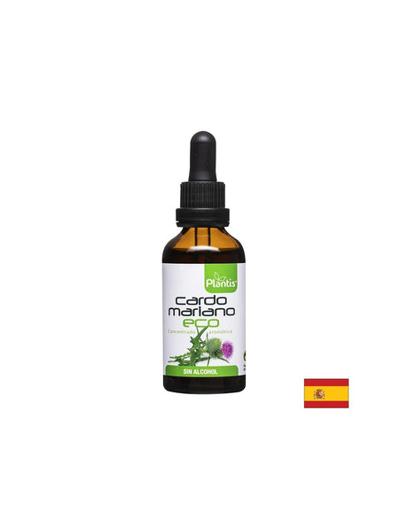Бял трън – за здрав черен дроб - Cardo Mariano Eco Plantis®, Тинктура без алкохол, 50 ml - Feel You