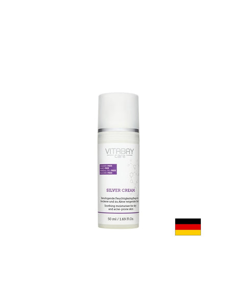 Сребърен крем с микросребро и салицилова киселина - Care Silver Cream, 50 ml Vitabay - Feel You