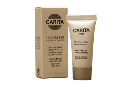 Carita Paris, Progressif Neomorphose Clarte Fondamentale, Hyaluronic Acid, Nourishing, Night, Balm, For Face & Eyes, 5 ml *Sample - Feel You