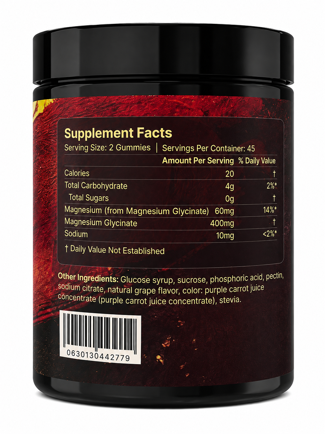 Optimal Supplements - Magnesium Glycinate 90 gummies