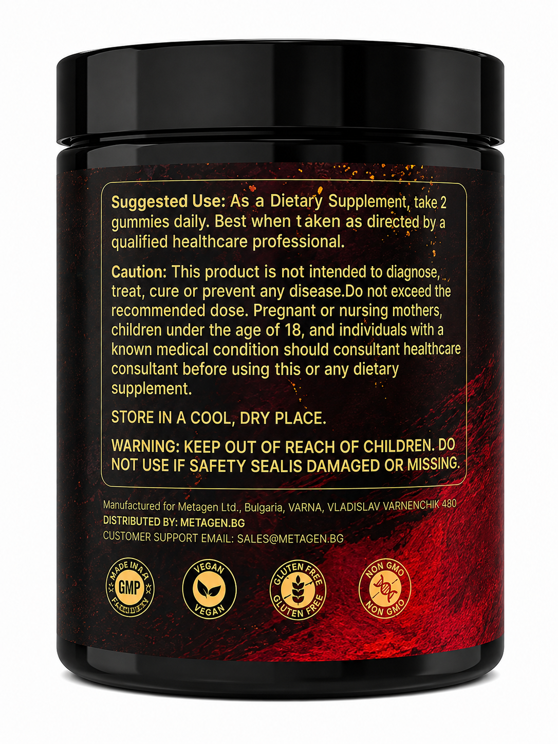 Optimal Supplements - Magnesium Glycinate 90 gummies
