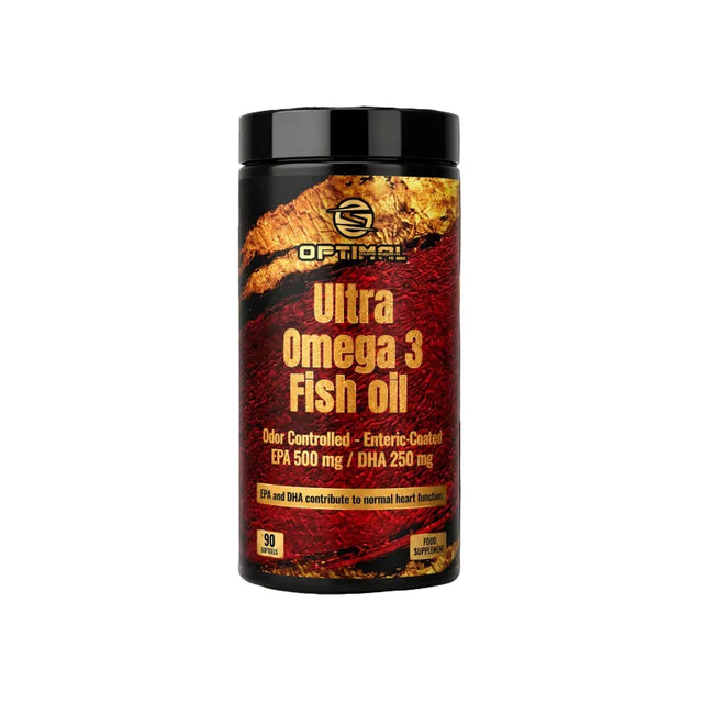 Optimal Supplements - Ultra Omega 3 Fish Oil 90 softgels 500 mg EPA и 250 mg DHA