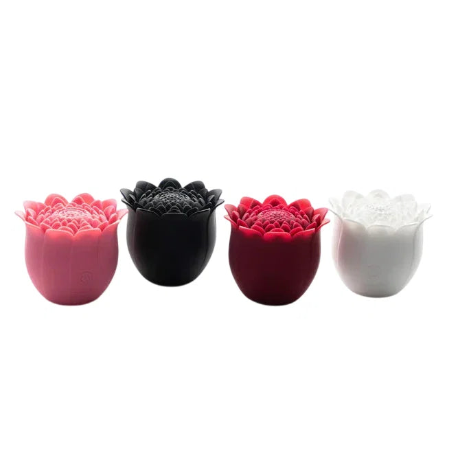 Cere, Diviner, Clit Suckers, Chrysanthemum Vibrator, USB Rechargeable, Medical Silicone, Waterproof, Pink