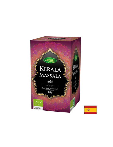 Чай Керала Масала Био - Kerala Masala, 20 филтърни пакетчета - Feel You