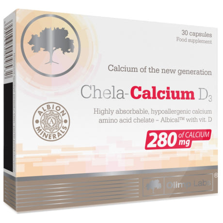 Chela - Calcium  D3 - 30 капсули - Feel You