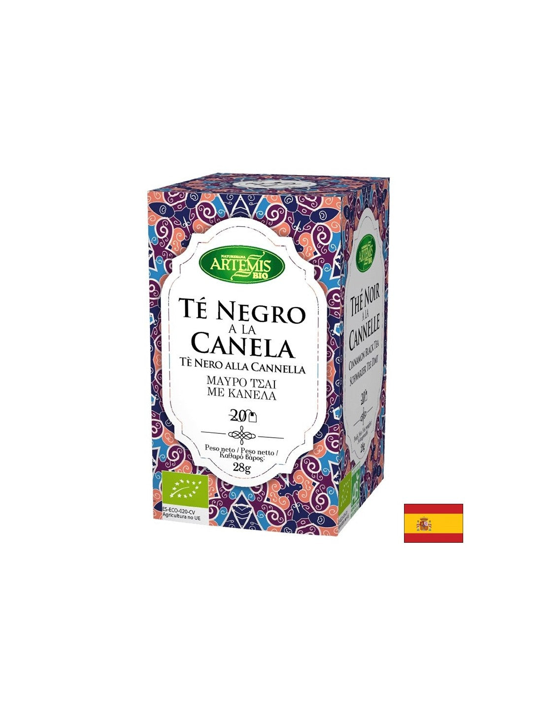 Black tea with cinnamon, BIO, 20 filter bags