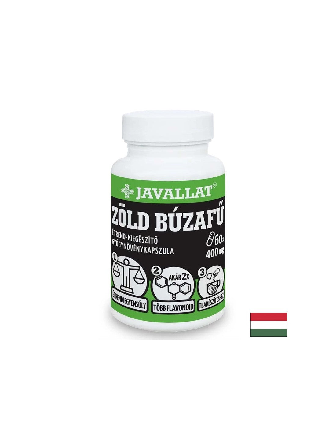 Liver and good digestion - Wheatgrass, 400 mg x 60 capsules