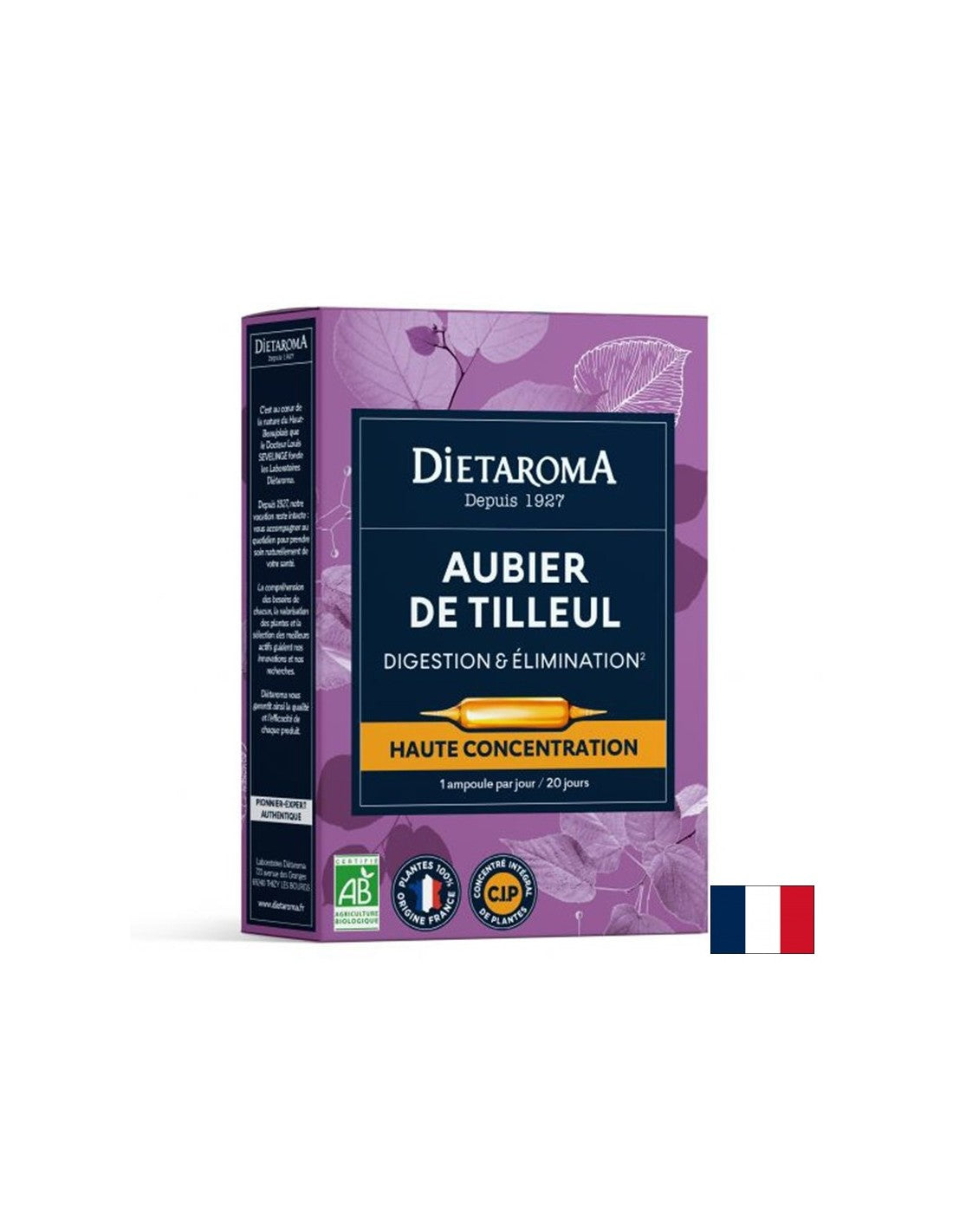 Черен дроб и жлъчка - Беловина от липа, 20 ампули за пиене